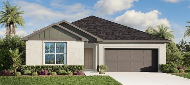 New construction Single-Family house 11292 Timbercrest Road, Spring Hill, FL 34608 Driskill- photo 0