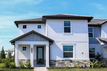 New construction Townhouse house 17700 Broadleaf Lp, North Port, FL 34293 plan Palm - image