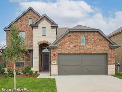 New construction Single-Family house 340 Corral Acres Way, Fort Worth, TX 76120 Premier Series - Hickory- photo 0