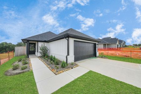 New construction Single-Family house 19592 Stripe Hill Bnd, Conroe, TX 77356 Hays- photo 0