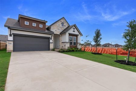 New construction Single-Family house 116 Monza Bnd, Liberty Hill, TX 78642 plan Barron - image