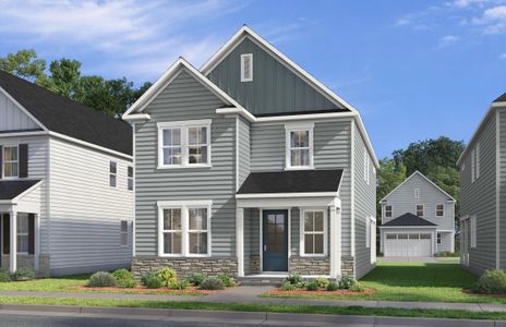 New construction Single-Family house 1008 Old Knight Rd, Knightdale, NC 27545 plan The Jordan A - image