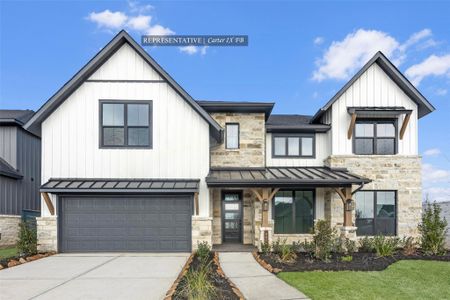 New construction Single-Family house 10918 Pioneer Pt, Richmond, TX 77469 plan The Carter IX - image