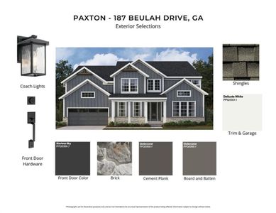 New construction Single-Family house 187 Beulah Dr, Hoschton, GA 30548 plan Paxton - image