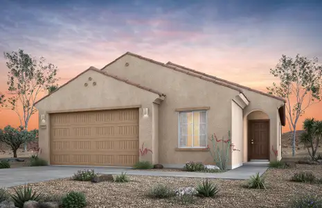 New construction Single-Family house 42970 Pablo Dr, Maricopa, AZ 85138 plan Marigold - image