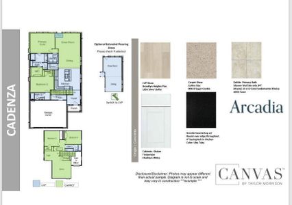 Design Selections.  Home is under construction and selections are subject to change.