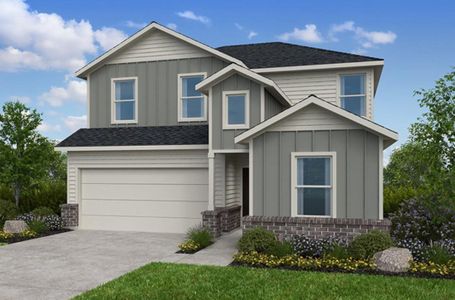 New construction Single-Family house 7807 Summer Solstice St, Cypress, TX 77433 plan Reid - image