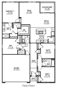 New construction Single-Family house 1083 Sanctuary Dr, Ridgeland, SC 29936 plan Cali - image