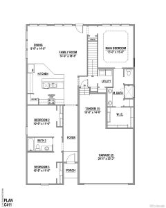 New construction Single-Family house 8349 Jesse Evans Dr, Colorado Springs, CO 80908 plan C411 - image