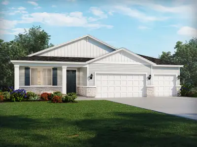 New construction Single-Family house 98 Tequesta Ct, Palm Coast, FL 32137 plan Jasmine - image