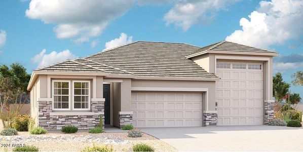 New construction Single-Family house 18558 W Swayback Pass Pass, Surprise, AZ 85387 - photo 0