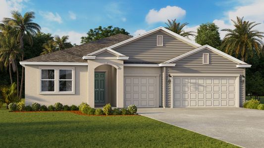 New construction Single-Family house 719 Nw Archer Ave, Port St. Lucie, FL 34983 plan Camden - image