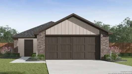 New construction Single-Family house 13939 San Saba Fls, San Antonio, TX 78253 Barton- photo 0