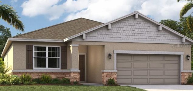 New construction Single-Family house 8967 Crowned Eagle Dr, Leesburg, FL 34788 The Seaton- photo 0