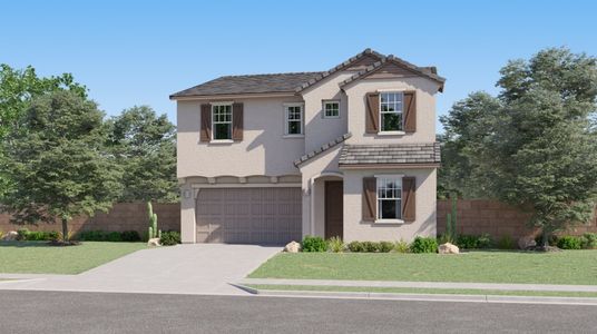 New construction Single-Family house 2871 E Frontiersman Ln, San Tan Valley, AZ 85140 Carlsbad Plan 3526- photo 0