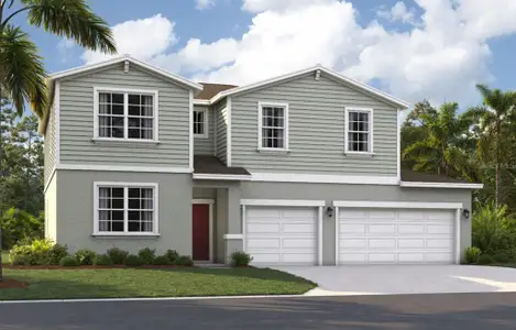 New construction Single-Family house 3425 Viridian Cir, West Melbourne, FL 32904 plan The Linden - image