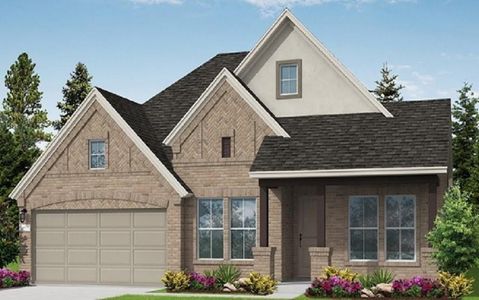 New construction Single-Family house 398 Five Mile Creek Way, Kyle, TX 78640 Hart (2576-CM-45)- photo 0