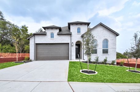 New construction Single-Family house 340 Fountain Grass Dr, San Marcos, TX 78666 plan Newport Plan - image