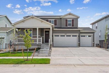 New construction Single-Family house 3322 N Highlands Creek Parkway, Aurora, CO 80019 Vail II- photo 0