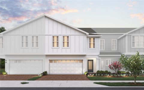 New construction Townhouse house 160 Glass Onion Drive, Groveland, FL 34737 Sovereign- photo 0