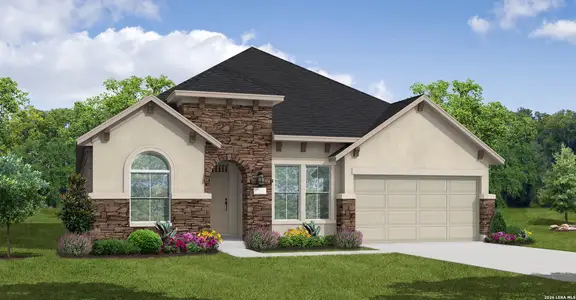 New construction Single-Family house 413 Foxtail Cyn, Cibolo, TX 78108 - image