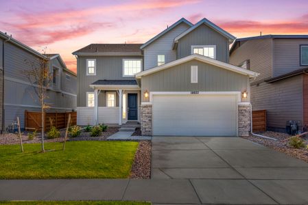 New construction Single-Family house 10022 Wheeling St, Commerce City, CO 80022 Plan 4034- photo 0