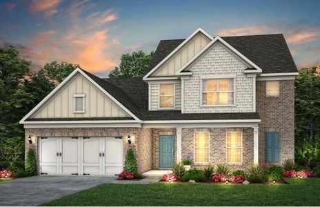 New construction Single-Family house 5040 Sierra Creek Drive, Hoschton, GA 30548 Furman- photo 0