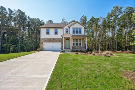 New construction Single-Family house 7268 Eton Lane, Locust Grove, GA 30248 Hampstead Homeplan- photo 0