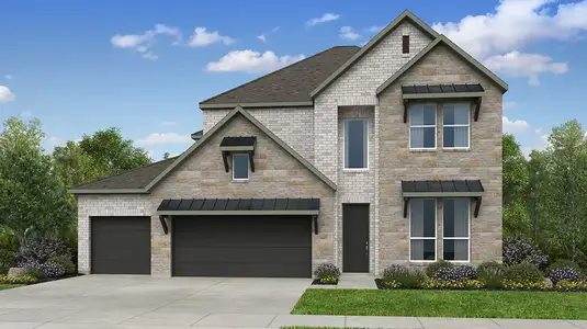 New construction Single-Family house 5224 Brunelli Pass, Leander, TX 78641 plan Parmer - image