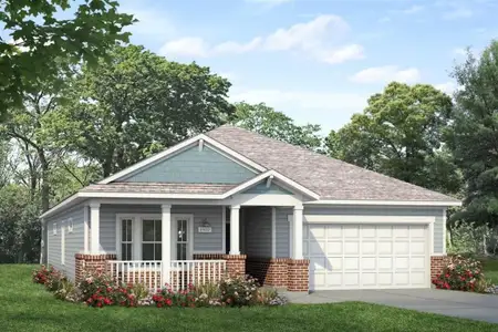 New construction Single-Family house 160 Keltic Dr, Kyle, TX 78640 plan 1937 Casetta - image