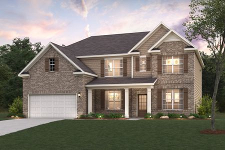 New construction Single-Family house 5631 Rosehall Pl, South Fulton, GA 30349 plan Birch - image