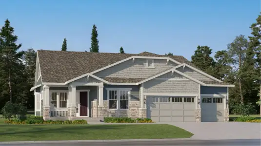 New construction Single-Family house 4140 Buttongrass Trl, Castle Rock, CO 80108 plan Ballesteros - image