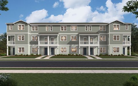 New construction Townhouse house 12741 Avalon Lake Dr, Orlando, FL 32828 plan Archer II - image