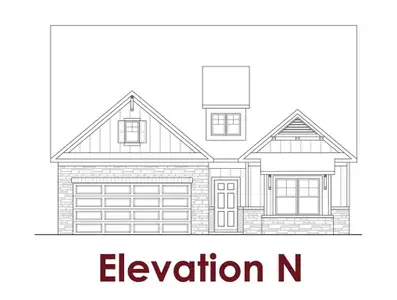 New construction Single-Family house 103 Garland Gable Dr, Cartersville, GA 30120 plan Bluff - image