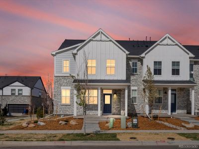 New construction Townhouse house 755 N Tibet St, Aurora, CO 80018 The Woodland- photo 0