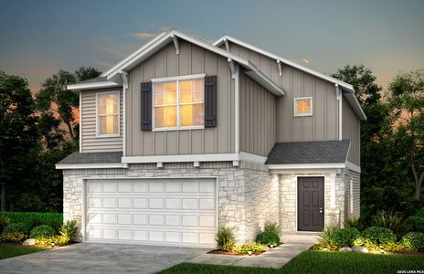 New construction Single-Family house 13315 Palm Frond, San Antonio, TX 78245 plan Pierce - image