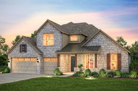 New construction Single-Family house 3317 Karan Swiss Dr, Leander, TX 78641 Provincial- photo 0