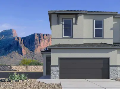 New construction Townhouse house 5850 E Ringtail Way, Phoenix, AZ 85054 null- photo 0