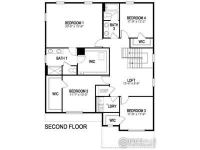 New construction Single-Family house 6505 Ankina Dr, Windsor, CO 80528 plan HENNESSY - image