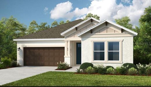 New construction Single-Family house 2012 Longliner Loop, Wesley Chapel, FL 33543 Antigua- photo 0