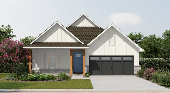 New construction Single-Family house Montgomery, TX 77354 plan Flowers G II - image