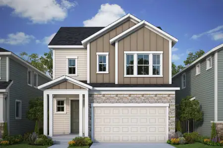 New construction Single-Family house 9040 Frolic Vw, Colorado Springs, CO 80924 plan The Riverfront - image