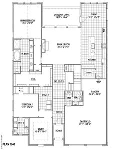 Plan 1640 1st Floor