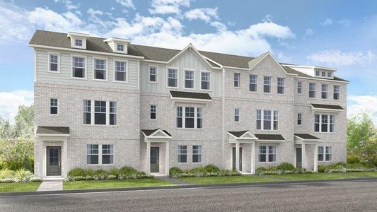 New construction Townhouse house 2723 Dreycott Ln, Lawrenceville, GA 30043 plan Tifton - image