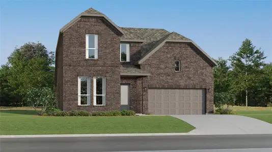 New construction Single-Family house 111 Brabham Lp, Hutto, TX 78634 plan Bridle - image