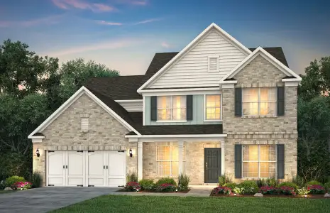 New construction Single-Family house 5229 Sierra Creek Dr, Hoschton, GA 30548 plan Wingate - image