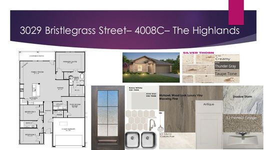 New construction Single-Family house 3029 Bristlegrass St, Brookshire, TX 77423 plan The Highlands - image 3