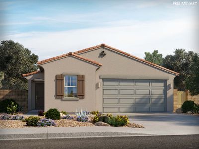 New construction Single-Family house 10309 W Robertson St, Marana, AZ 85653 plan Granite - image
