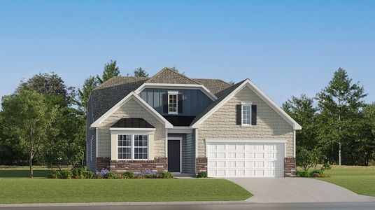 New construction Single-Family house 7110 Juneberry Wy, Maiden, NC 28650 plan Carson - image
