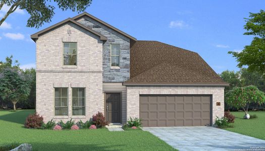 New construction Single-Family house 517 Cowboy Hts, Cibolo, TX 78108 Teak II- photo 3 3